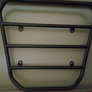Front luggage rack for motorcycle sidecar